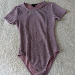 Forever 21 Pink Bodysuit. Open back